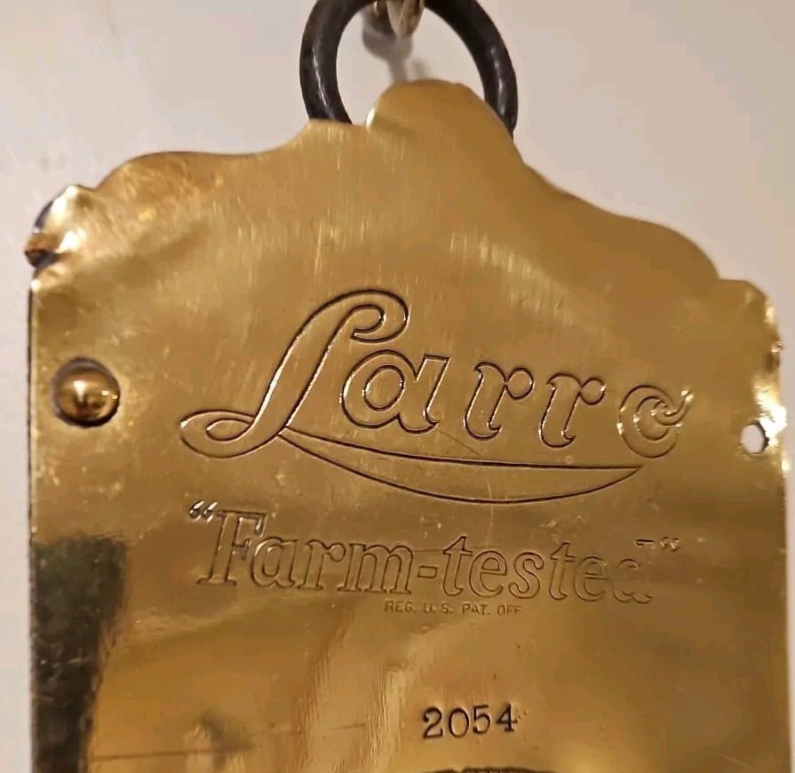 Larro Brass Hanging Dairy &lsquo;Farm Tested&rsquo; Scale