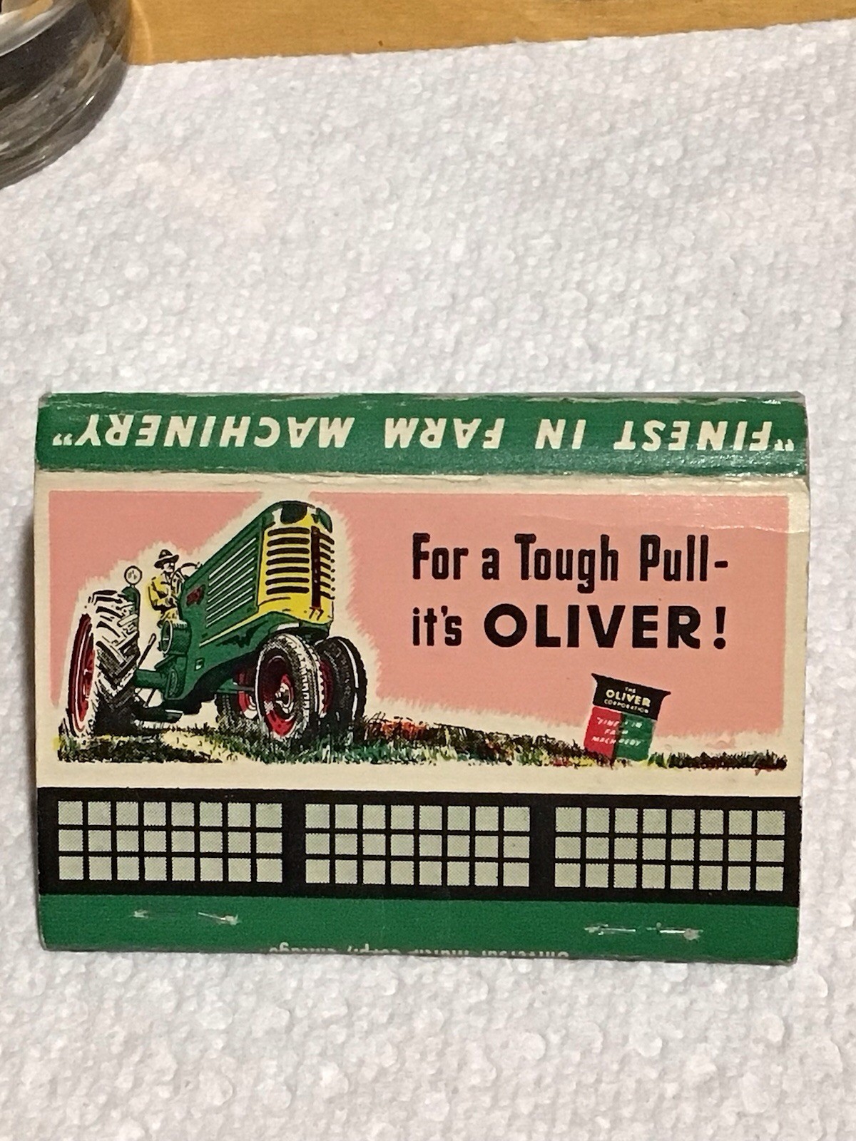 Oliver Matchbook Dighton Farm Equipment Dighton Kansas Advertising Phone 152