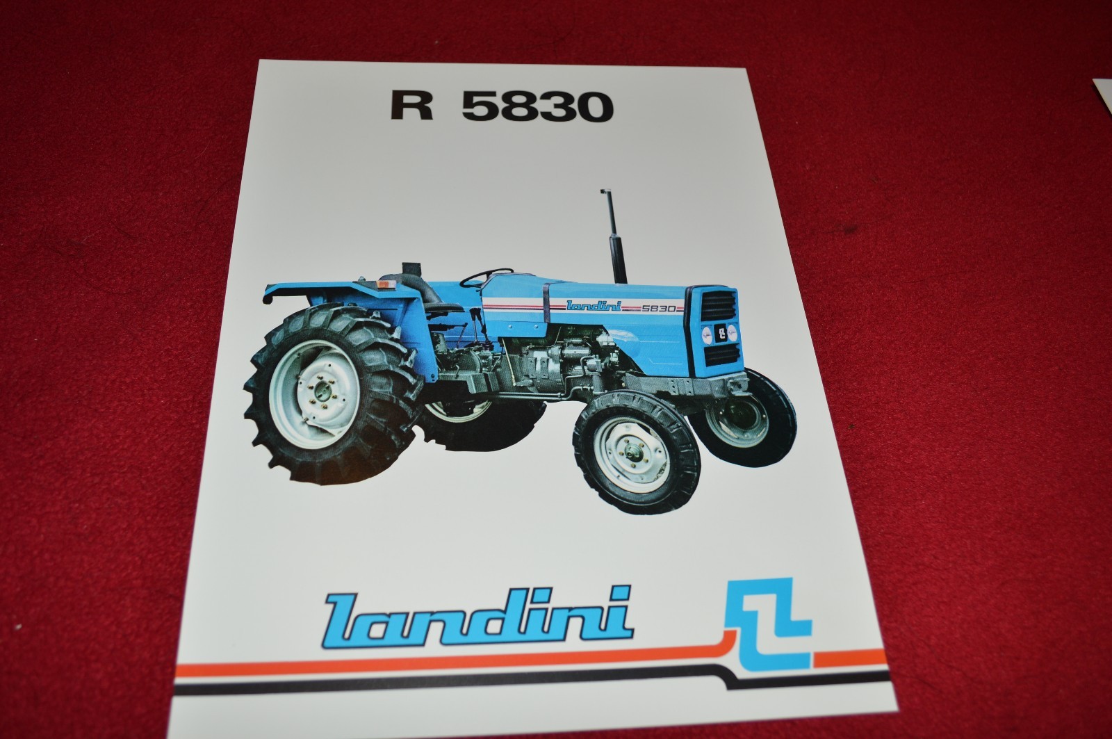 Landini R 5830 Tractor Dealer&rsquo;s Brochure L-17/185-5-1 LCOH