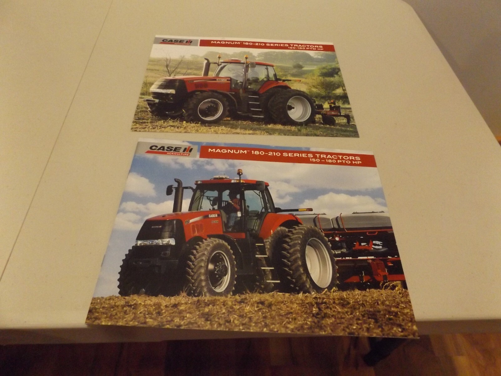 2-pc. CASE-IH MAGNUM SERIES TRACTORS, # CIH7310802 2008, CIH3290902 2009