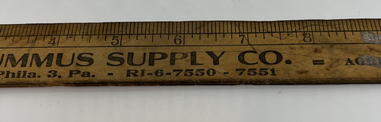 S.P. LUMMUS SUPPLY CO. PHILADELPHIA PA Ruler Seed Per Acre Guide Implements Farm