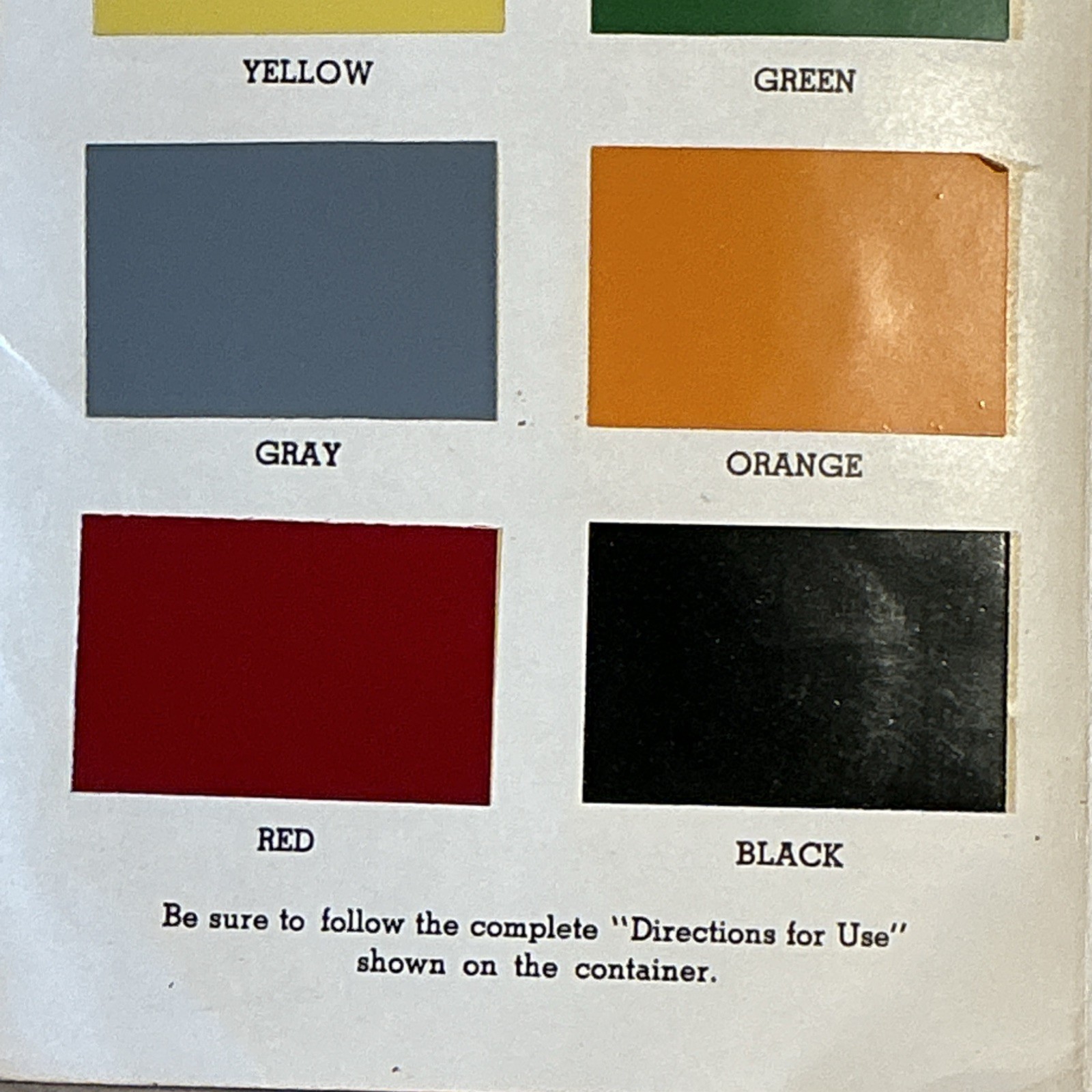 Vintage 1950 Tractor Colors BPS Paint Brochure INV-AD14