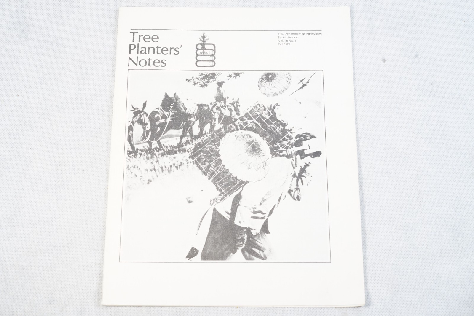 1979 USDA Tree Planters&rsquo; Notes Agricultural Brochure Vol. 30 No. 4