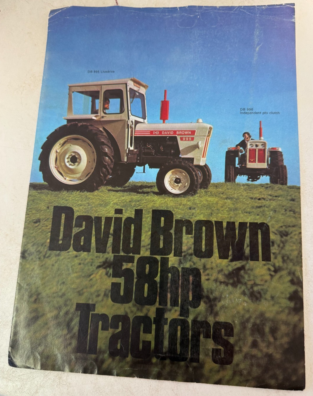 David Brown 58HP Tractors Sales Brochure