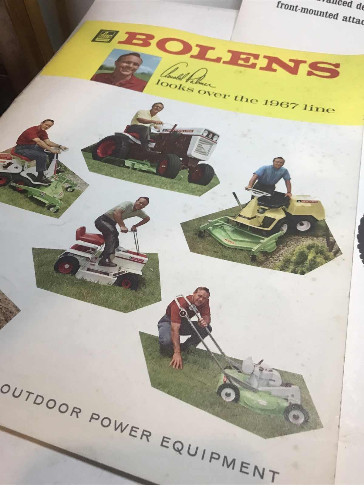 bolens husky tractor catalog arnold palmer 1967 lot