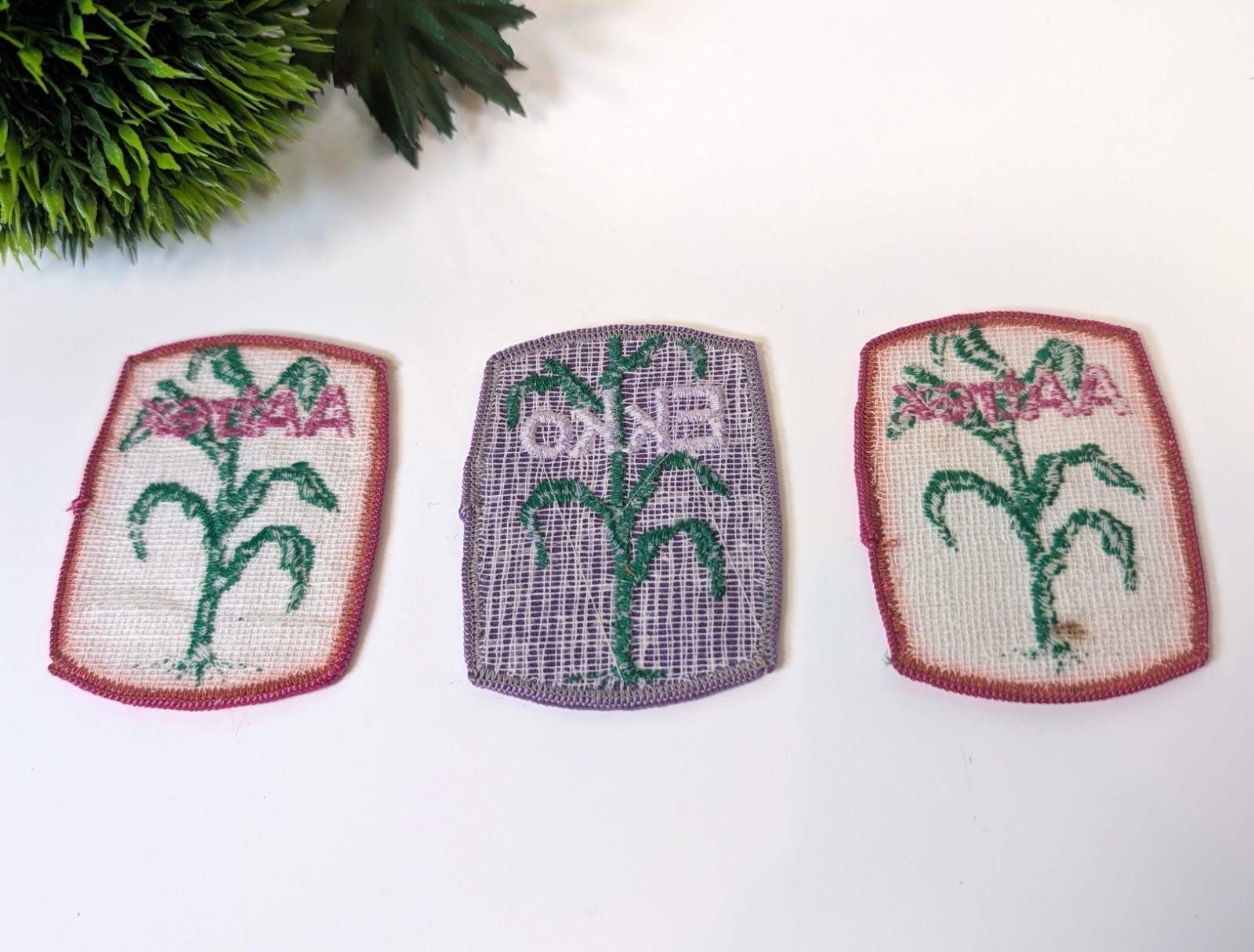 Lot of 3 Ekko Aatrex Farm Agriculture Herbicide farming embroidered Jacket Patch