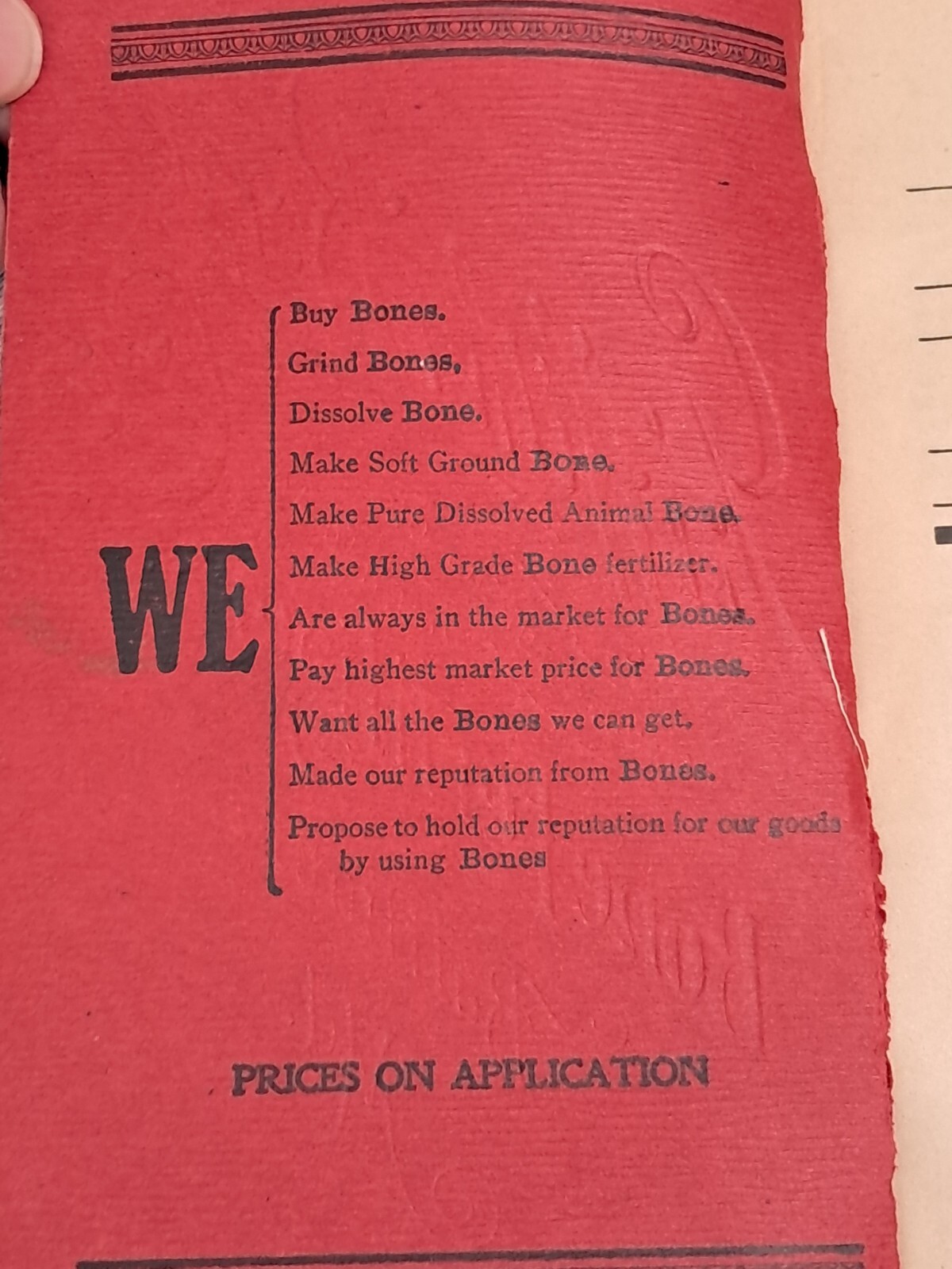 Vintage Griffith & Boyd Co. Agriculture Catalog and Ledger