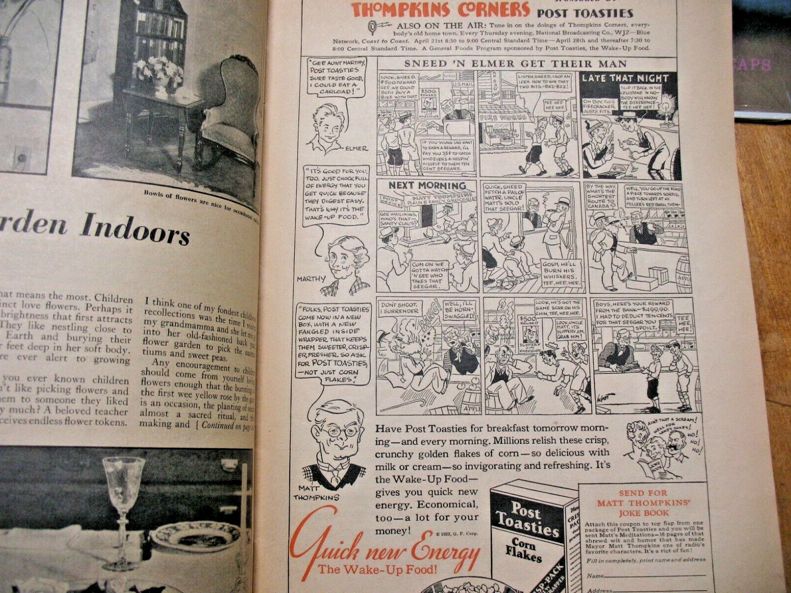 SUCCESSFUL FARMING THE DAIRY FARMER MAGAZINE MAY 1932 SINCLAIR OIL CO.AD
