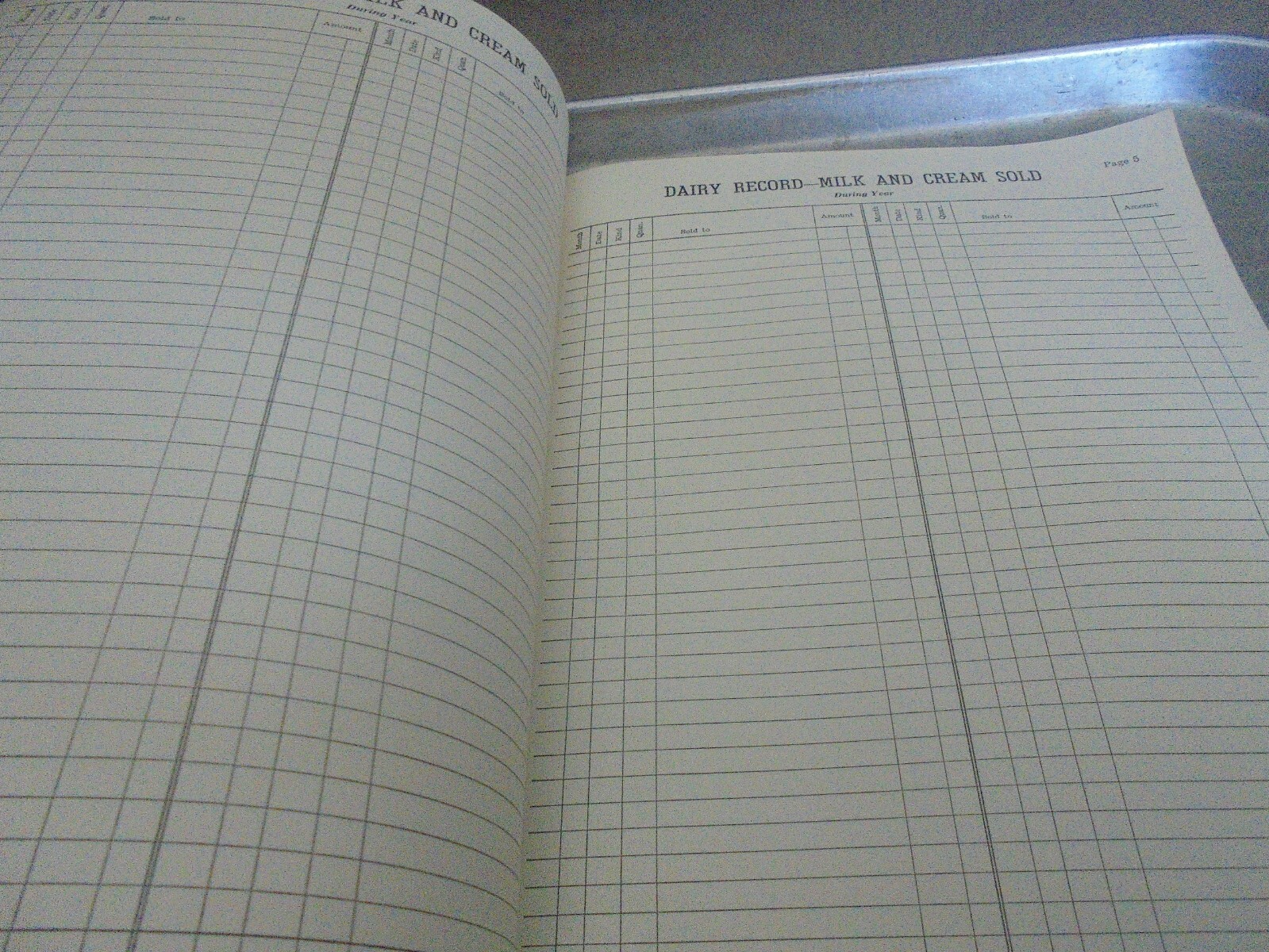 Vintage 1952 Farm Record Book Eagle Roller Mill Co.