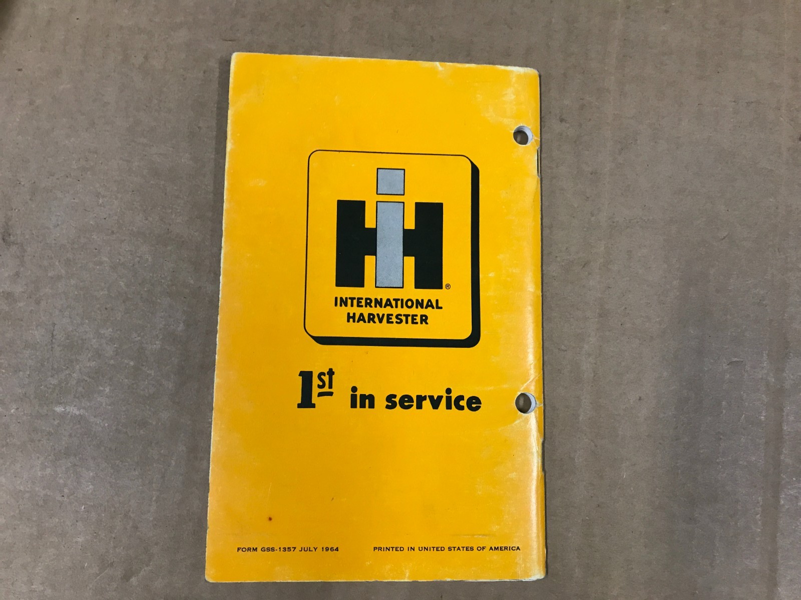 Vintage Blue Ribbon Serviceman&rsquo;s Handbook- Testing Hydraulic Systems On Backhoes