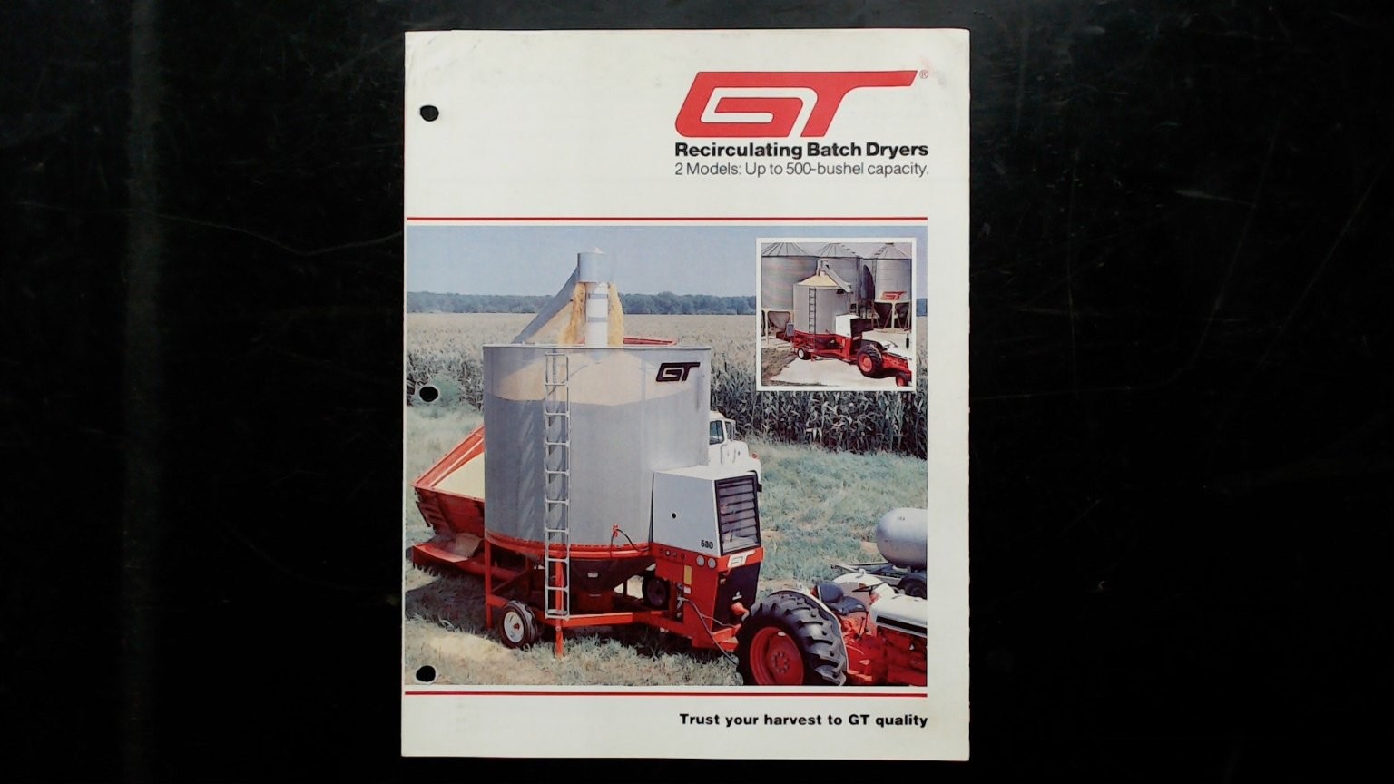 GT Recirculating Batch Dryers Brochure 2 Models 500-Bushel Capacity