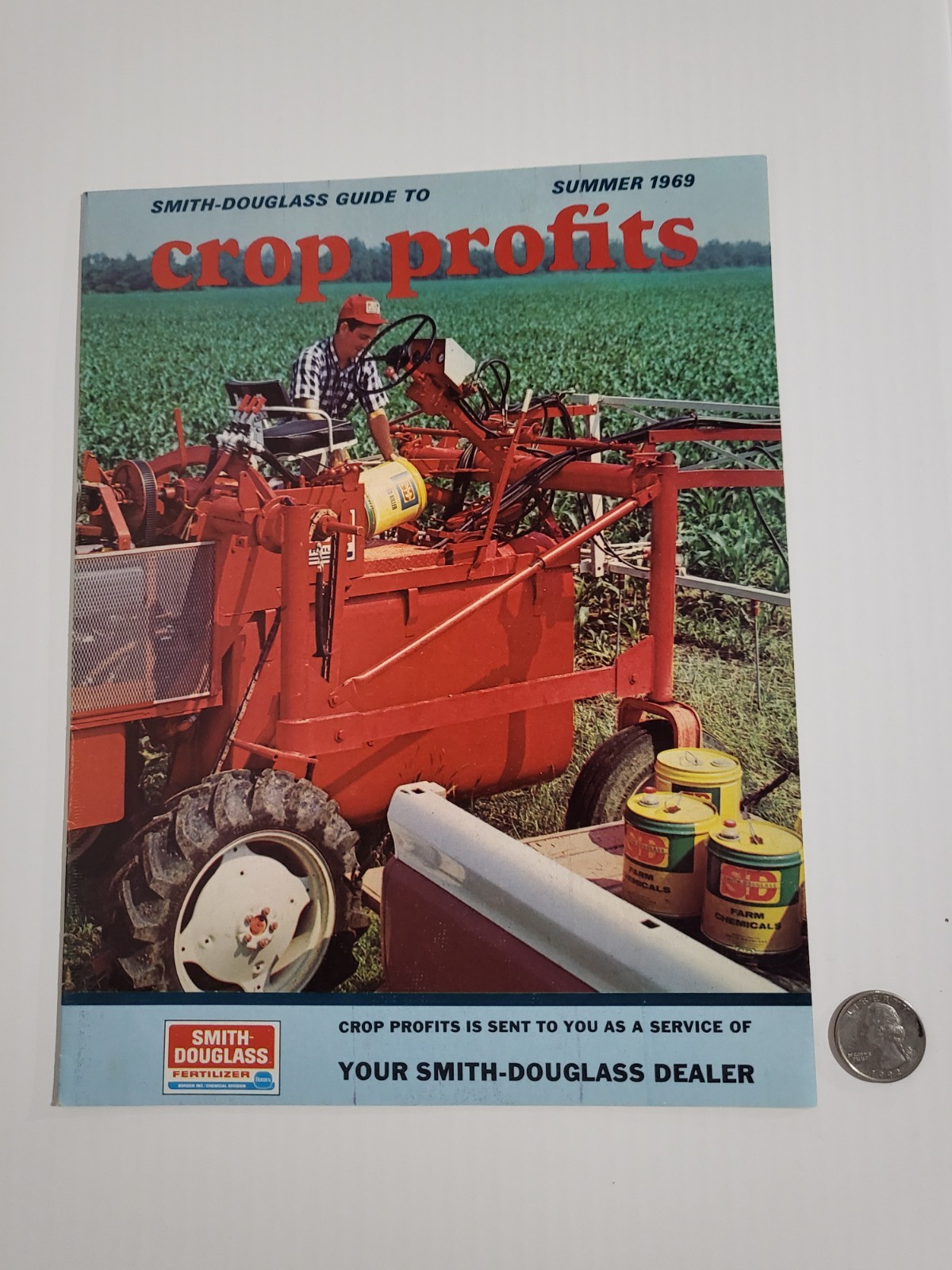 Vintage 1969 Smith-Douglass Guide To Crop Profits BOOKLET IH CASE John Deere