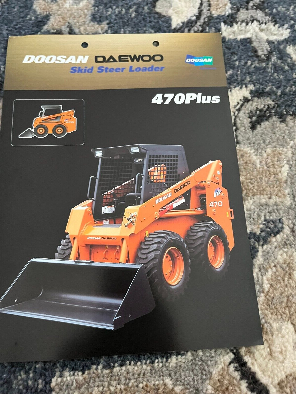 Doosan Daewoo 470 Plus Skid Steer Loader Brochure FCCA