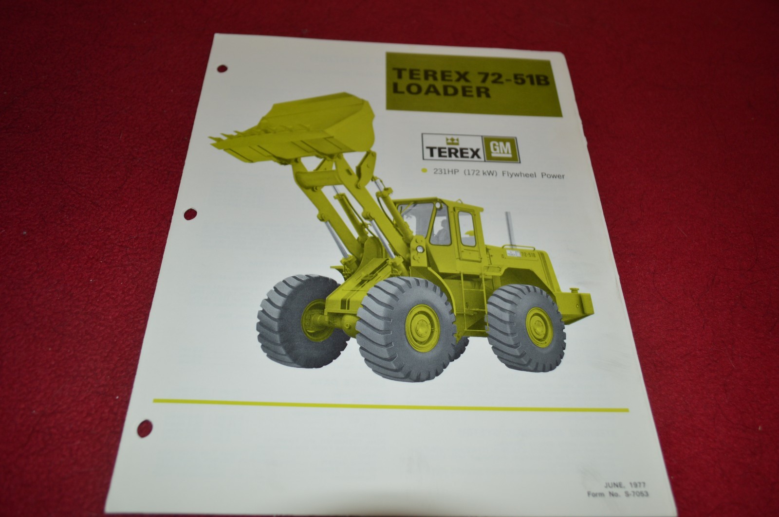 Terex 72-51B Loader Dealer&rsquo;s Brochure DCPA4 ver2