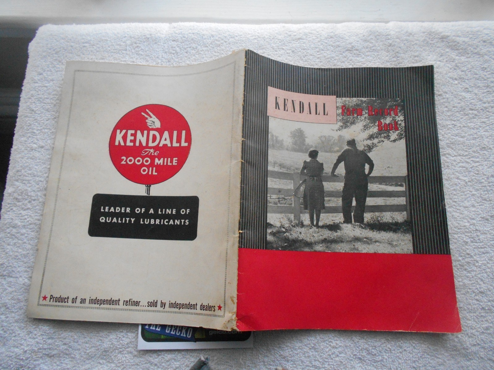 1950 KENDALL OIL CO. FARM RECORD BOOK-AGRICULTURE-42 PAGES