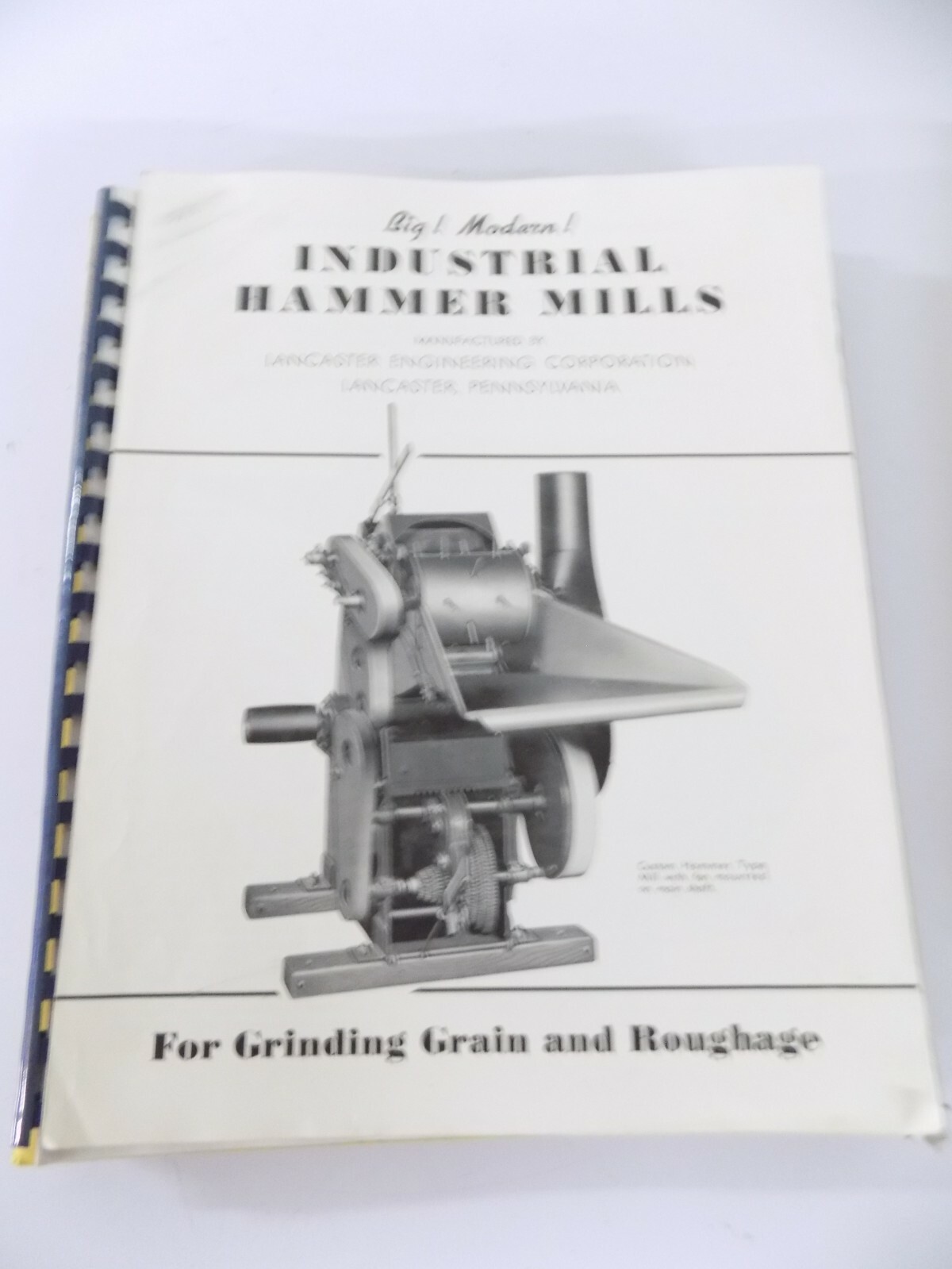 c.1940s Dellinger Mfg Co Custom Hammermills Mill Catalog Brochure LANCASTER PA