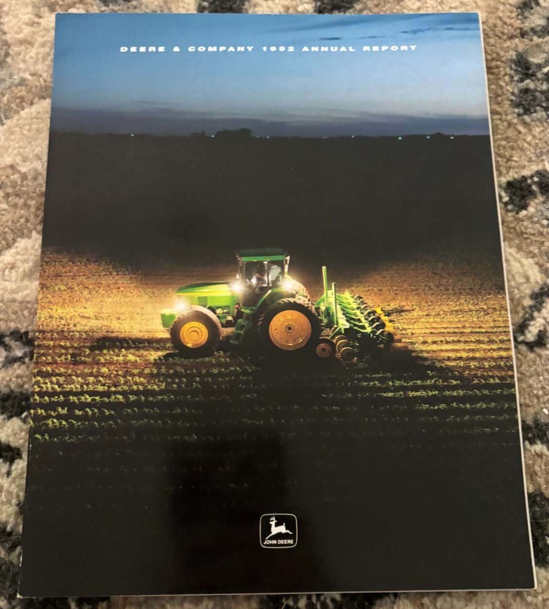 John Deere Annual Report For 1992 Brochure FCCA