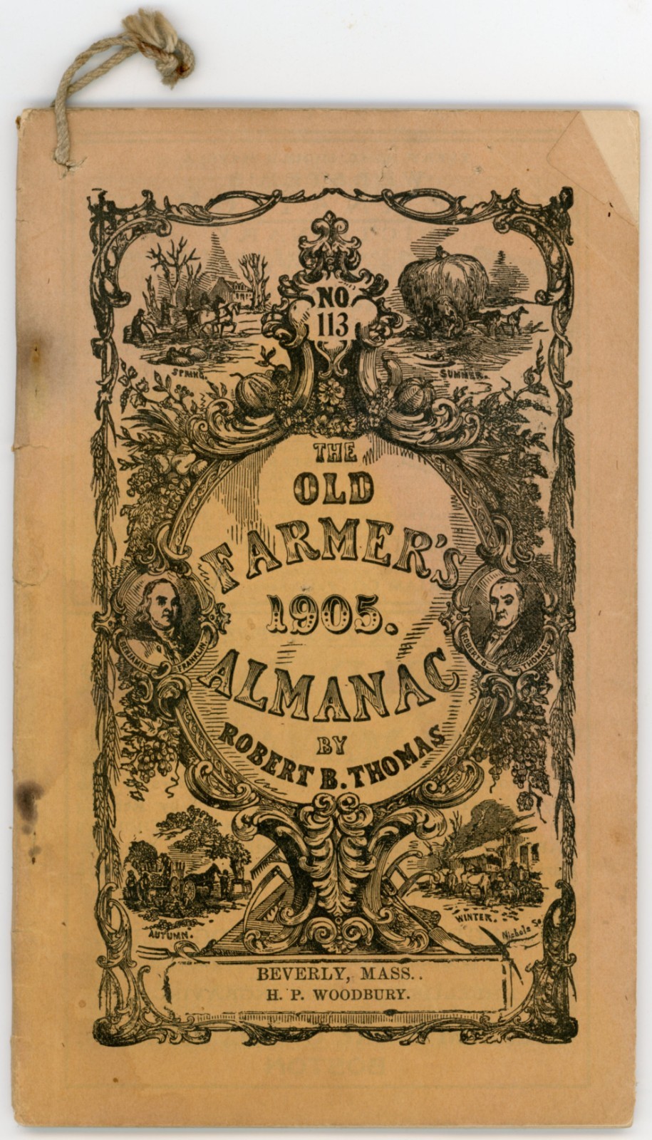 1905 Robert Thomas Farmer&rsquo;s Almanack William Ware 7