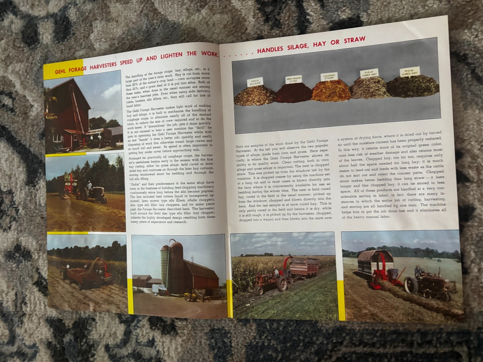 Gehl Bros Forage Harvester For 1949 Brochure DCPA26