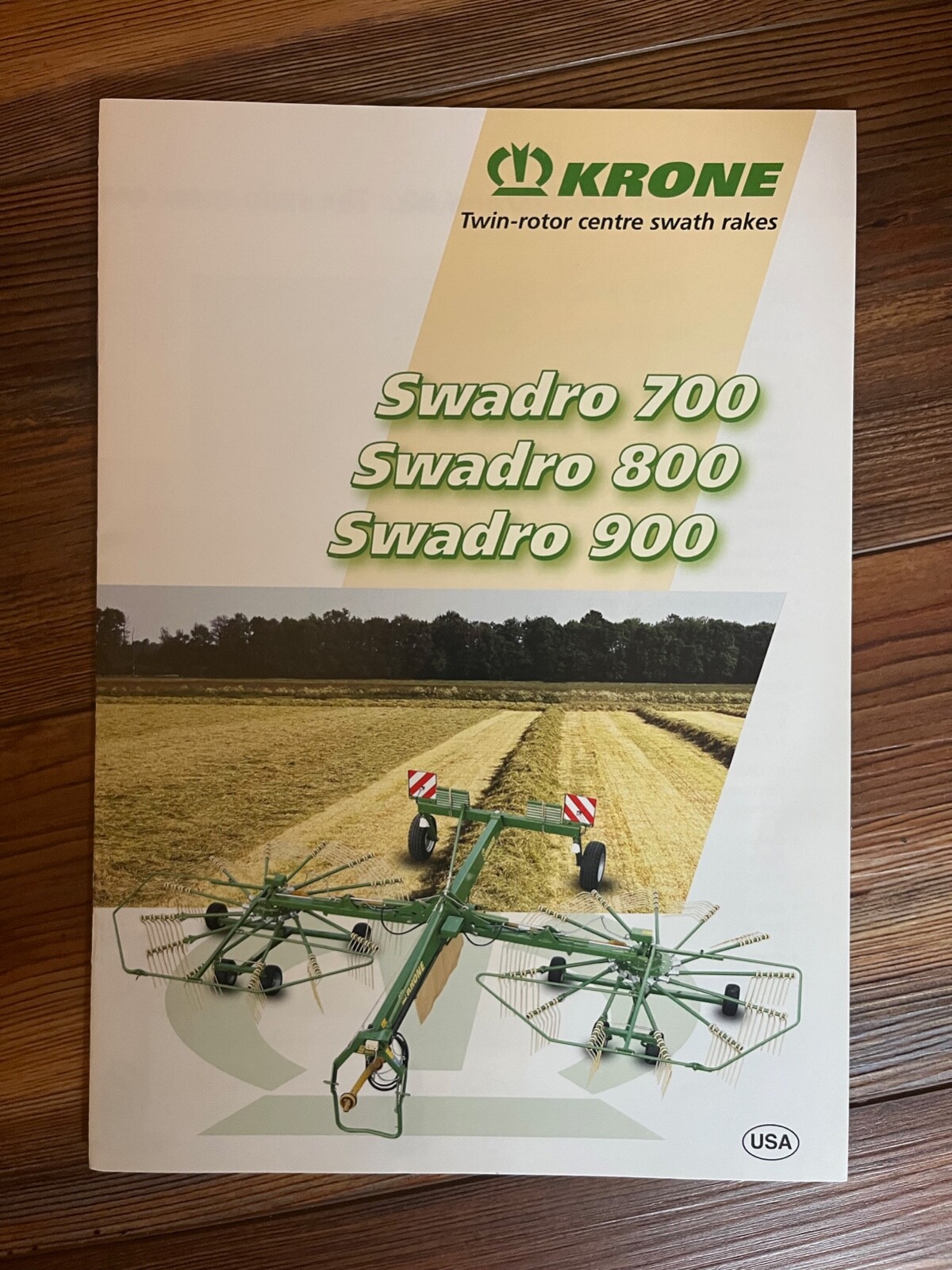2005 Krone Twin-rotor Centre Swath Rakes sales brochure