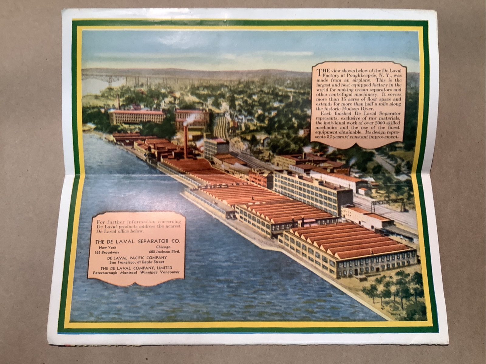 1930s Electro Brochure De Laval Separator INV-P0885