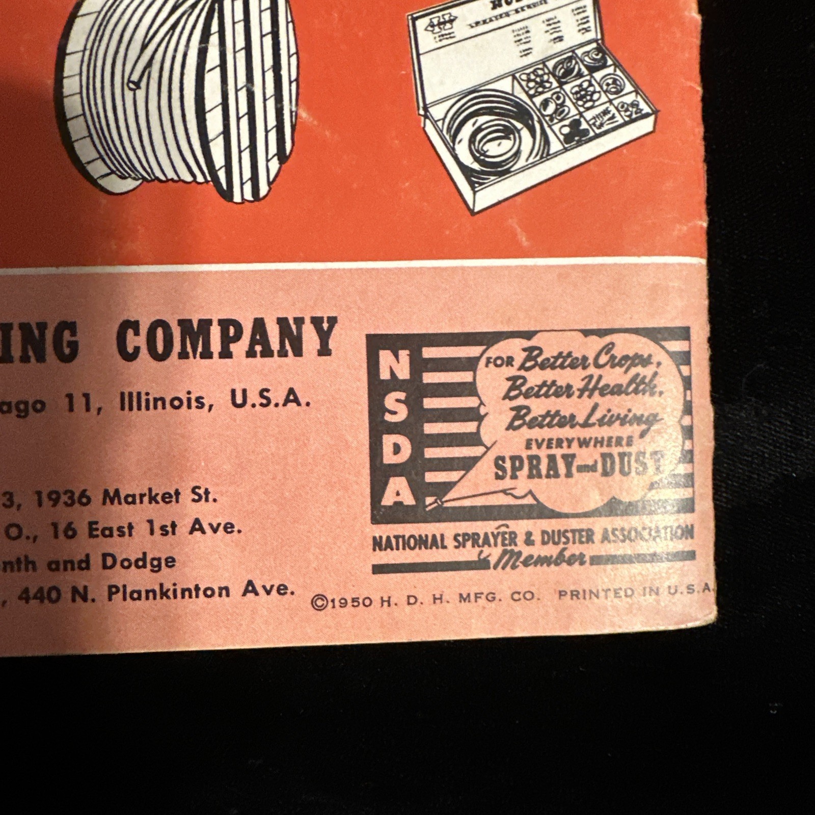 Vintage Rare 1950s Hudson Sprayers and Dusters Catalog No. 443
