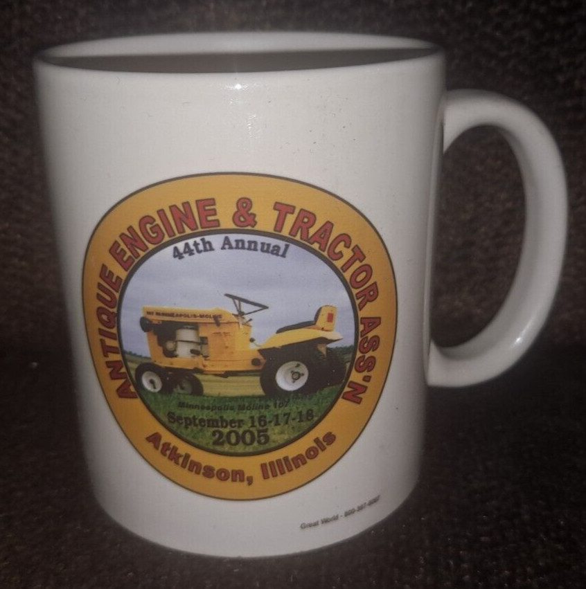 Antique Engine & Tractor Association Atkinson Illinois mug & kozie Sept 2005