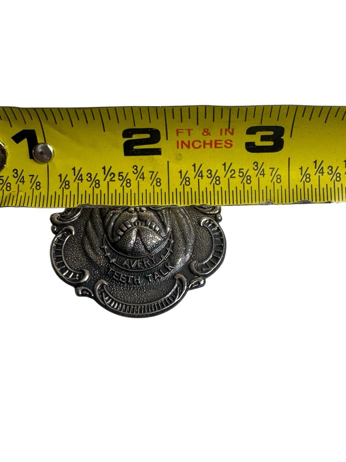 VTG Avery Bull Dog Line Teeth Talk Watch Fob Milwaukee Wisconsin HOOVER’S Show
