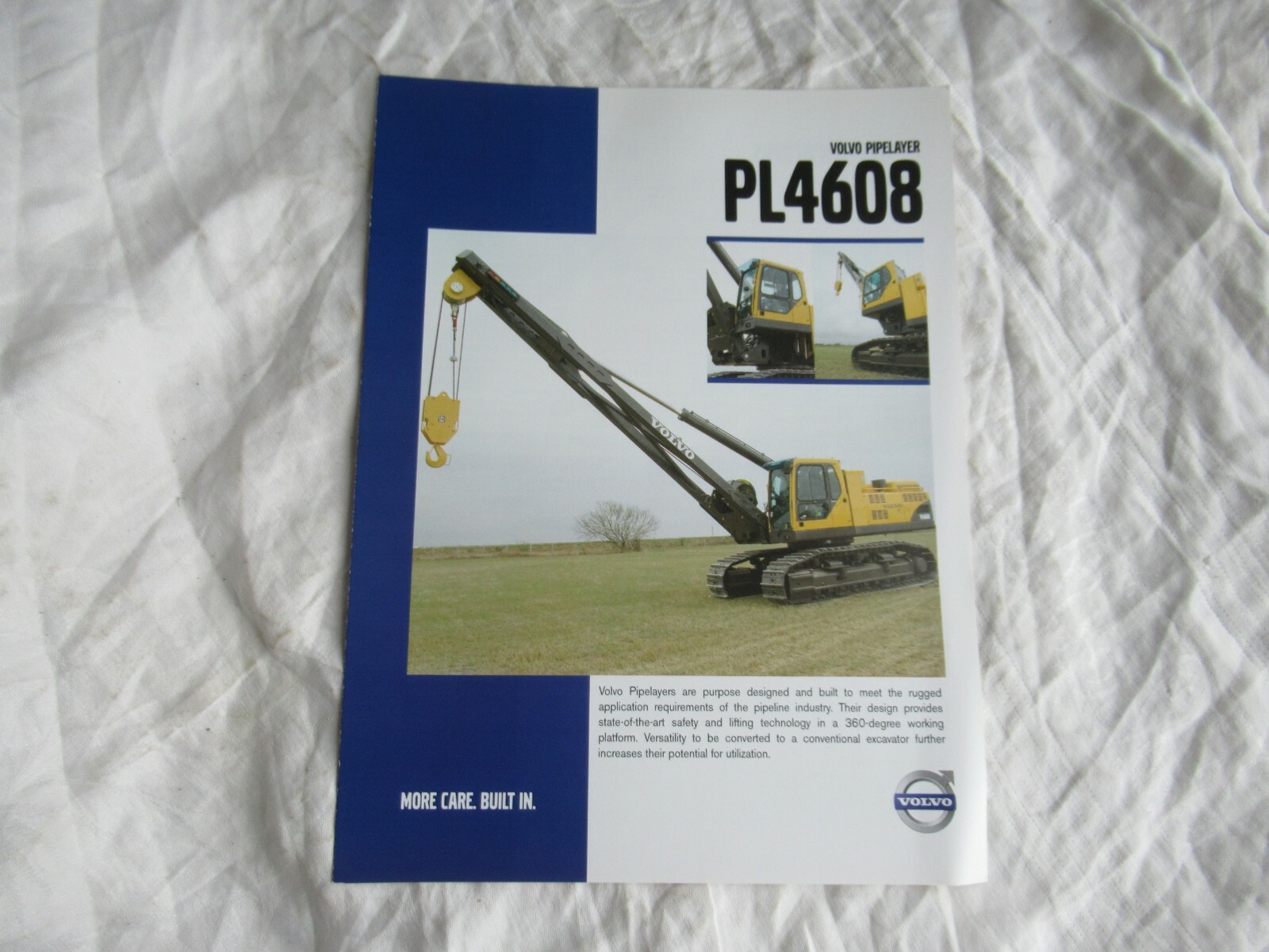 Volvo PL4608 pipelayer brochure