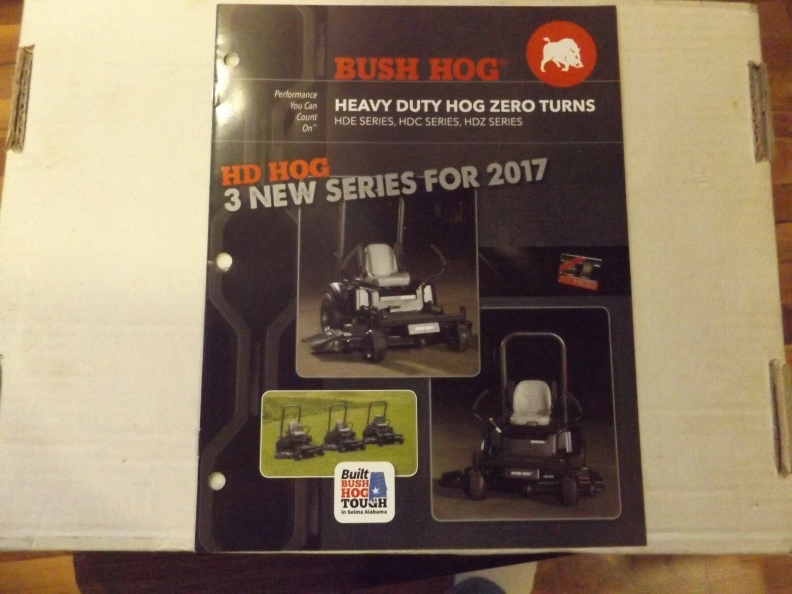 BUSH HOG HD HOG MOWING MACHINE, literature, 2017