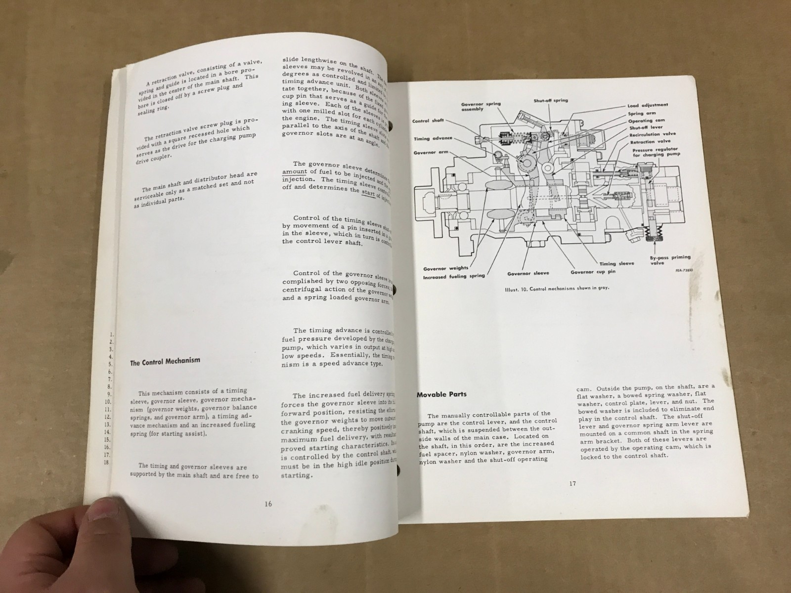 Vintage Blue Ribbon Service – Fuel System, Diesel Engine Model D-361