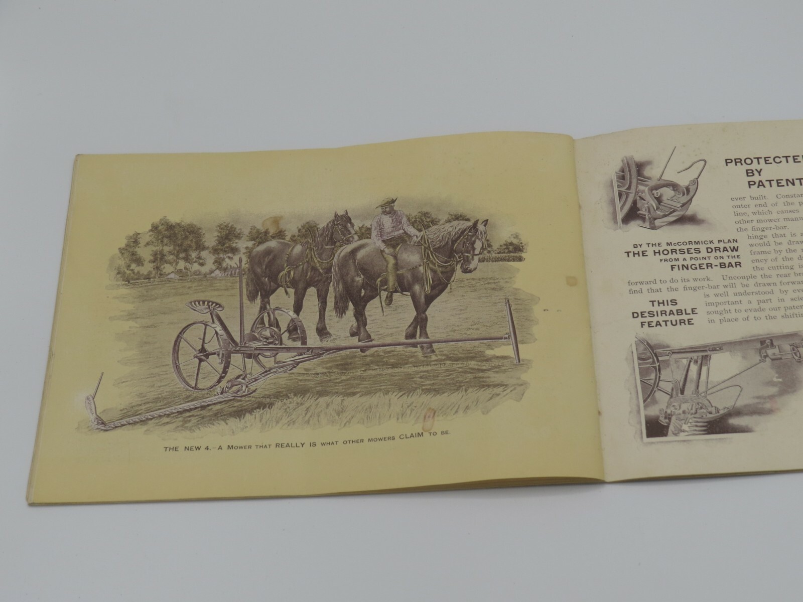 Vintage 1890&rsquo;s McCormick&rsquo;s Right Hand IH Deering Catalog Brochure RARE Binder
