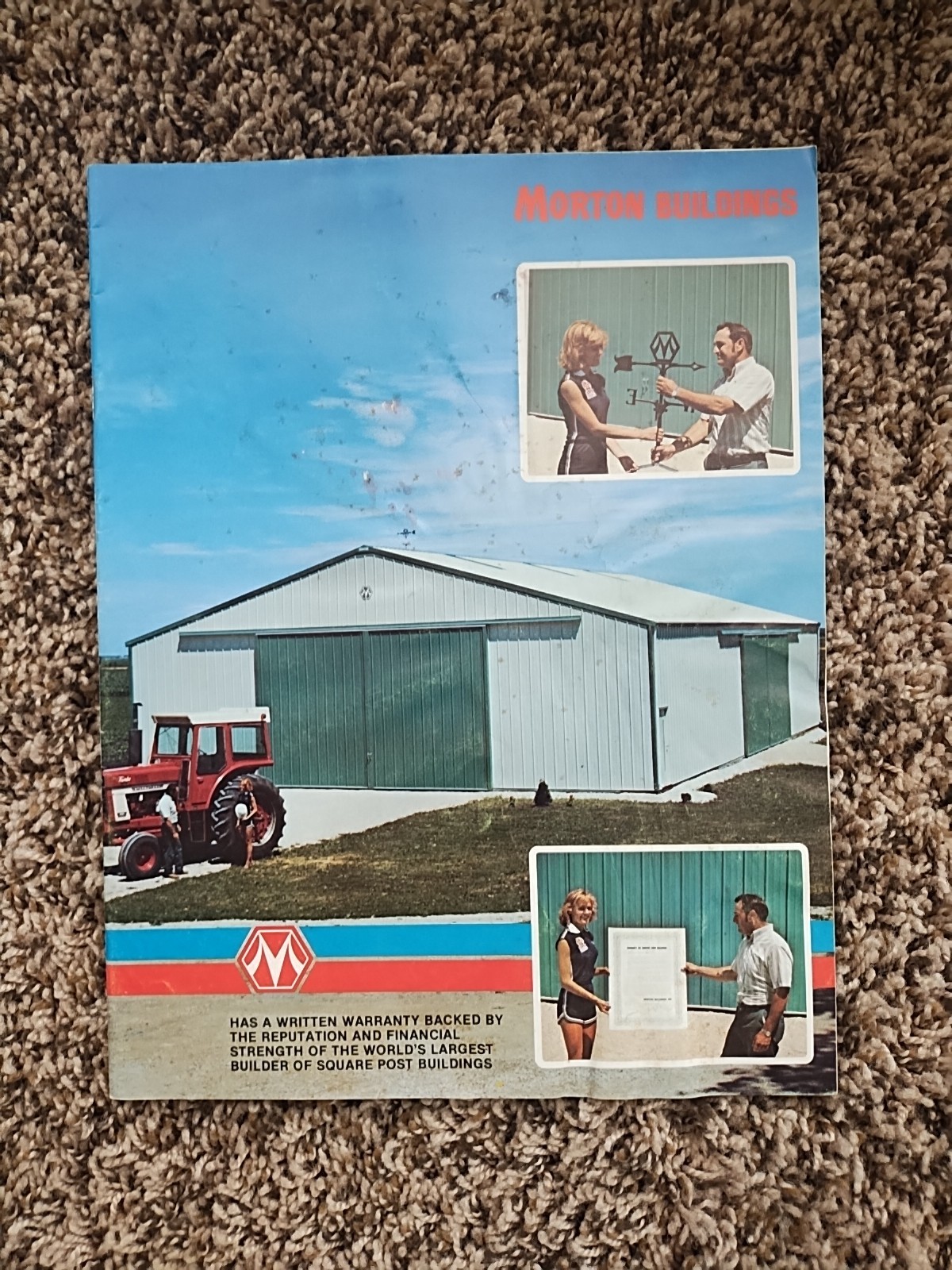 2 Morton Buildings Machine Farm Storage Facilities Sales Brochures 1978 1980