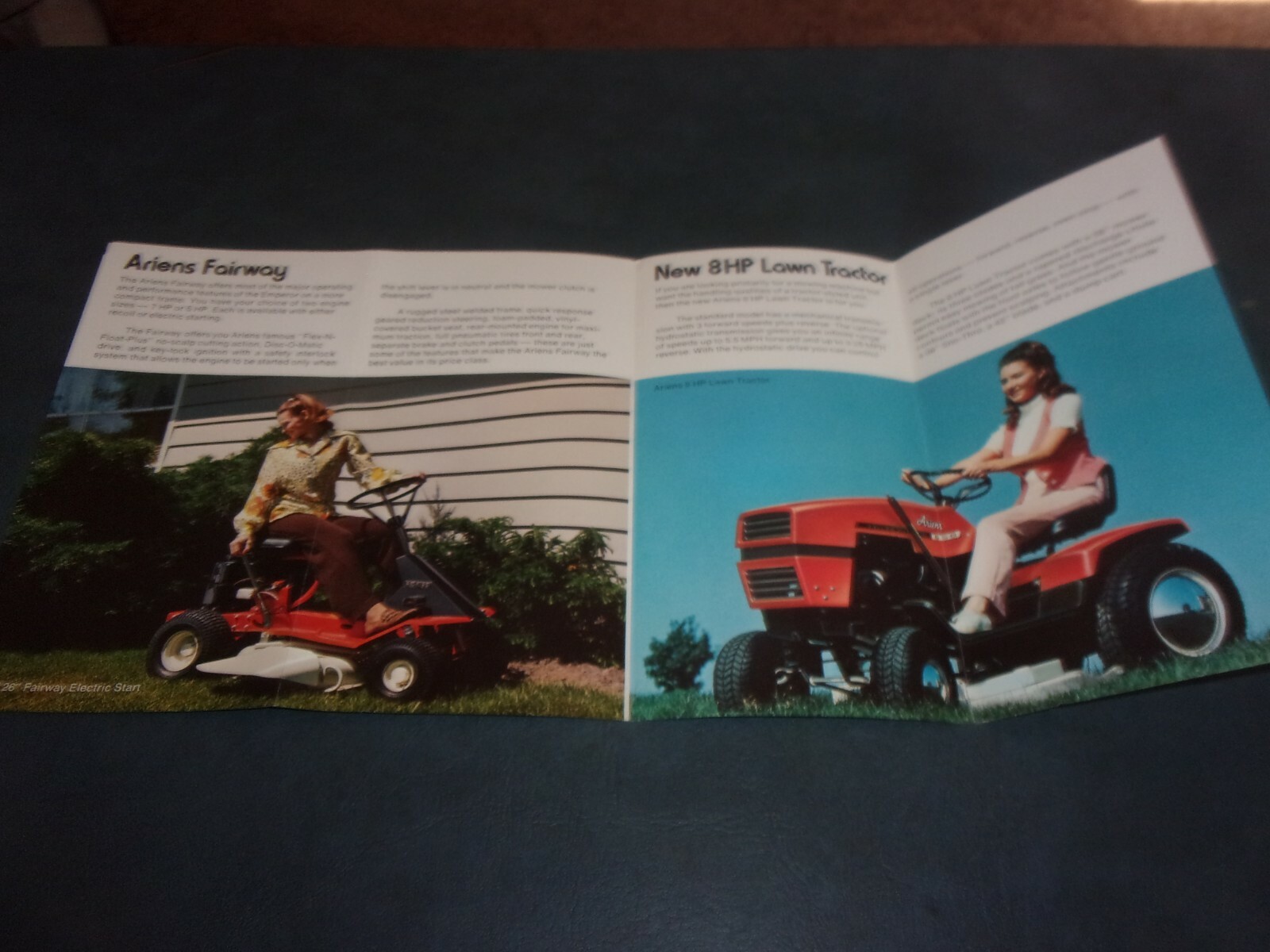 ARIENS RIDING MOWERS BROCHURE *** VINTAGE ORIGINAL