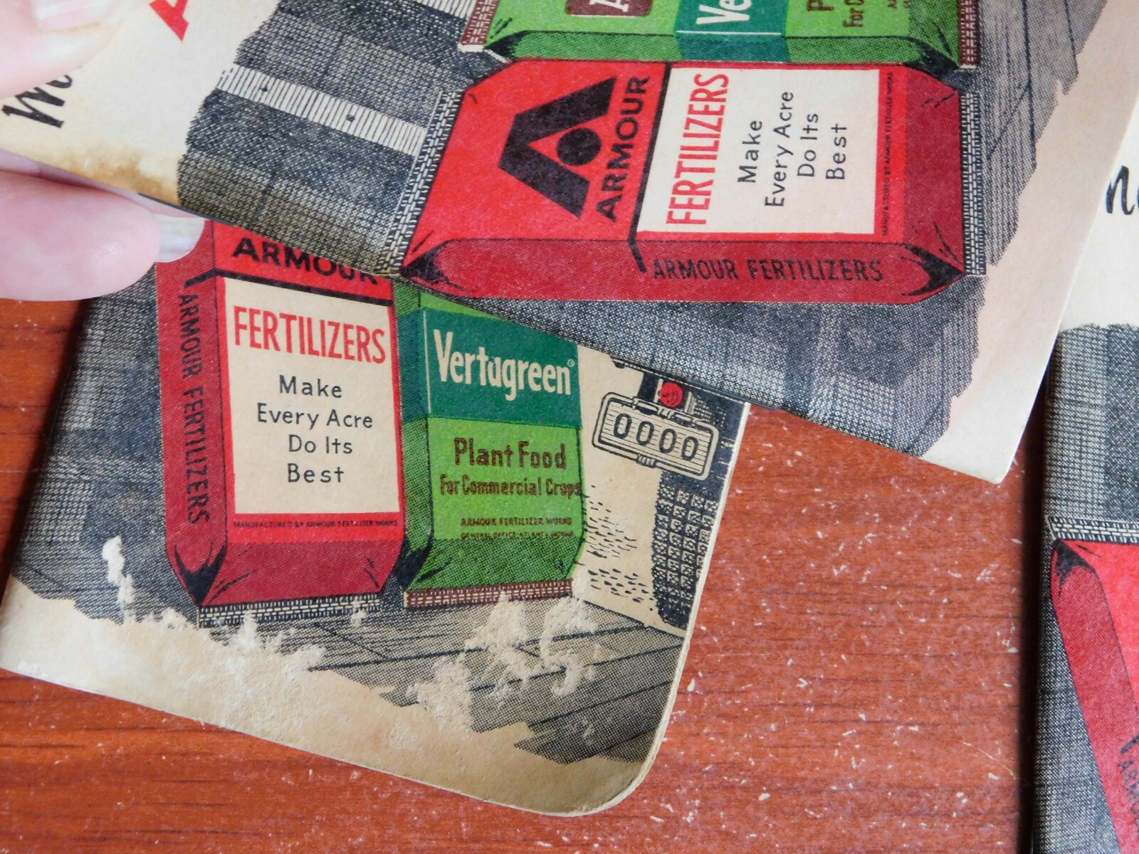 7) Armour Fertilizers – advertisement 1959 calendars note books