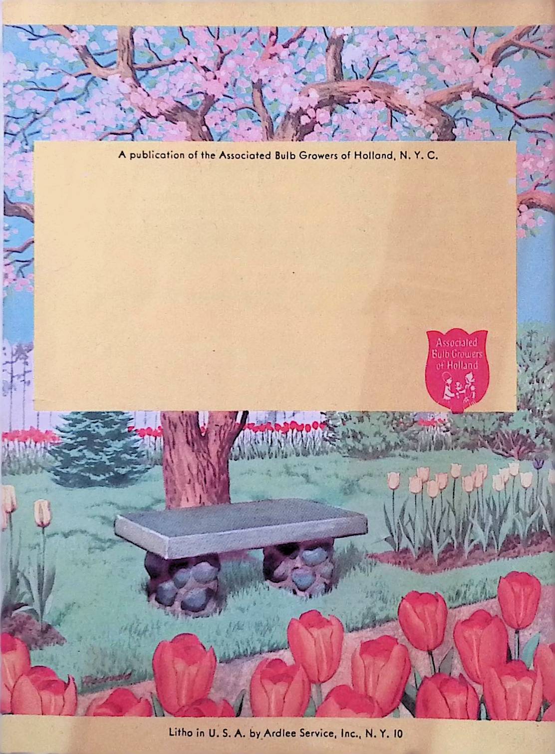 Vintage The Joy of Spring in Home and Garden Associated Bulb Grower booklet