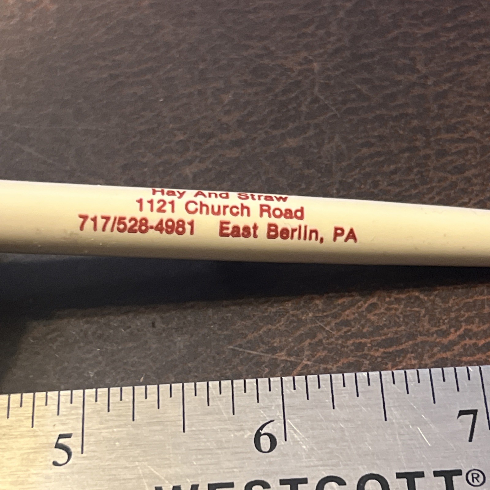 Vintage Farm & Garden Supply & Equipment Pen M.W.M. Farms East Berlin Pa
