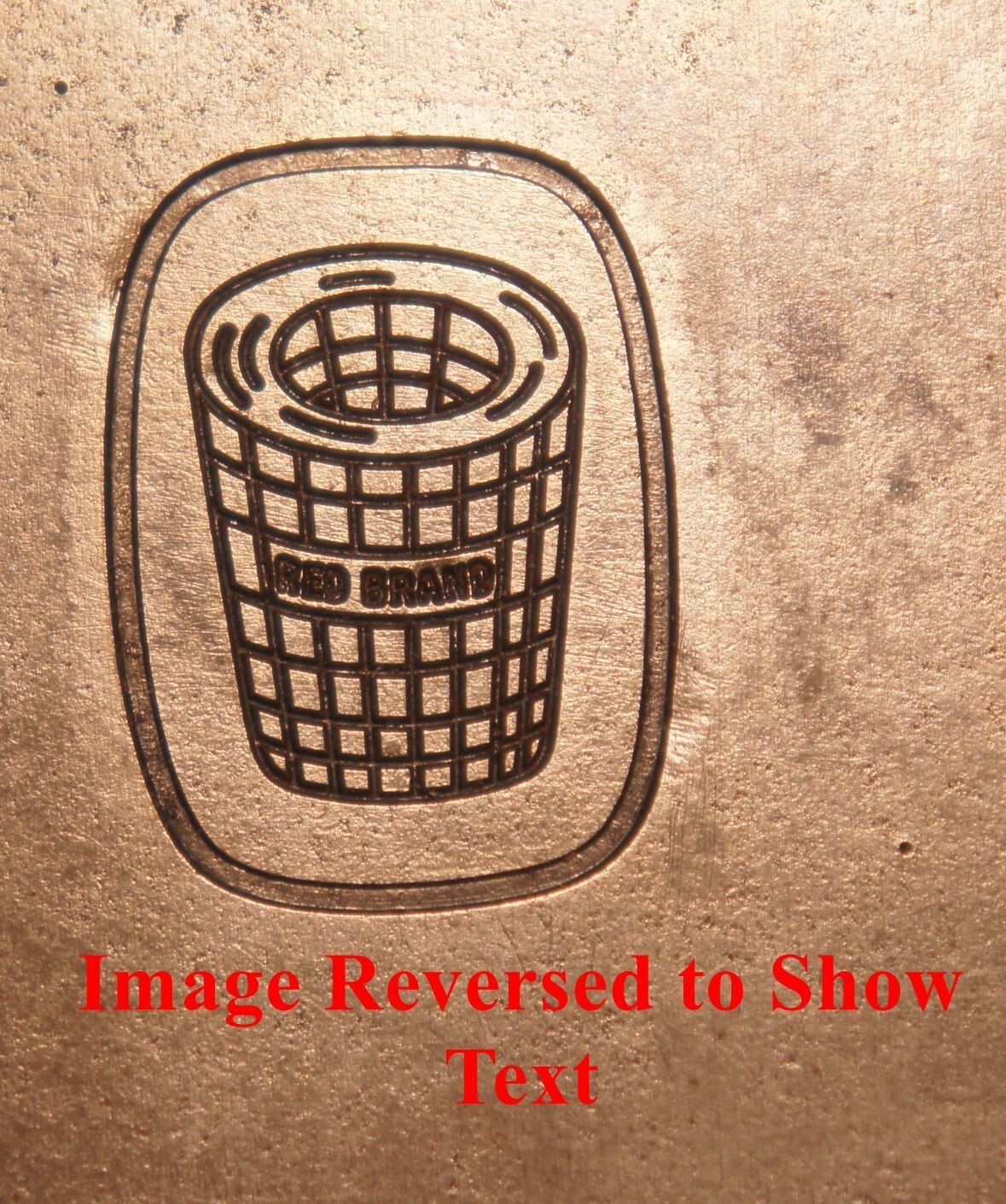 1958 KEYSTONE WIRE Red Brand Fence Pin STEEL STAMPING DIE Robbins RBX425