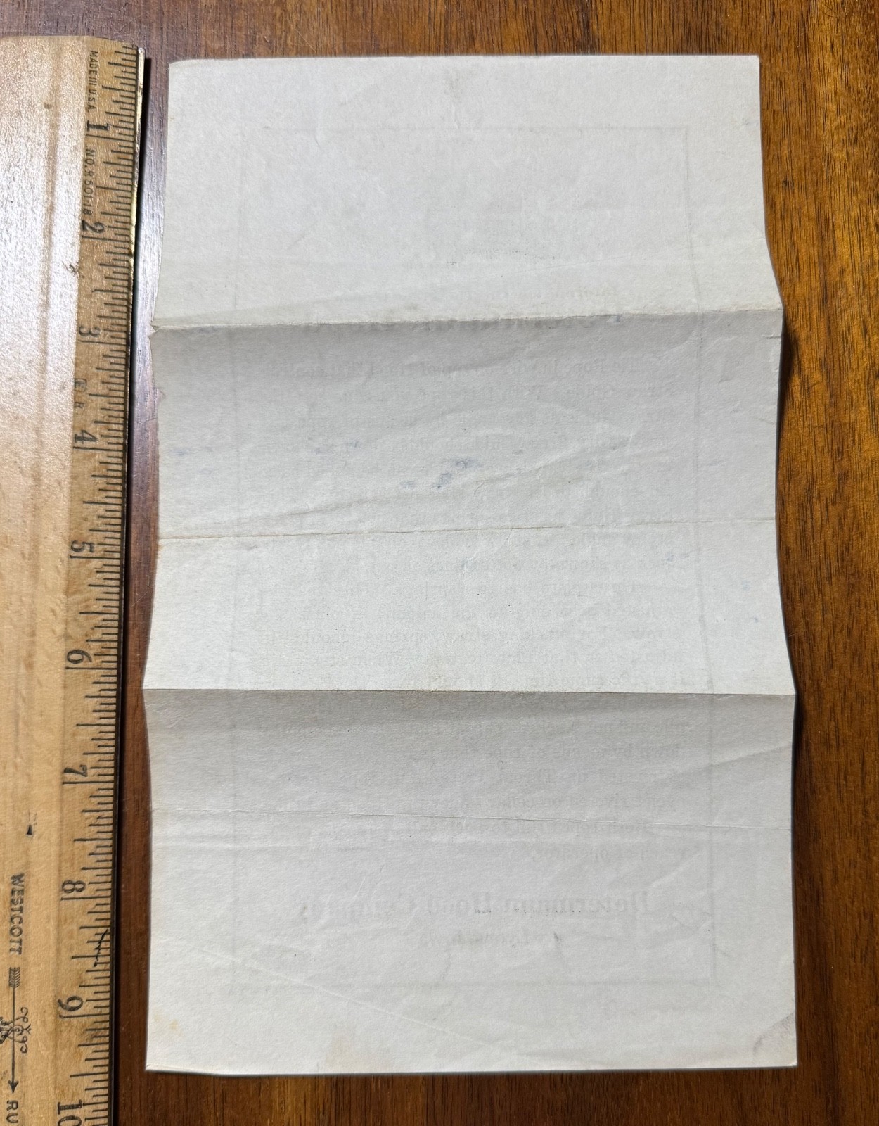 Advertising Ephemera Determann Hood Co Lyons IA Farm Straw Guide Machine Iowa