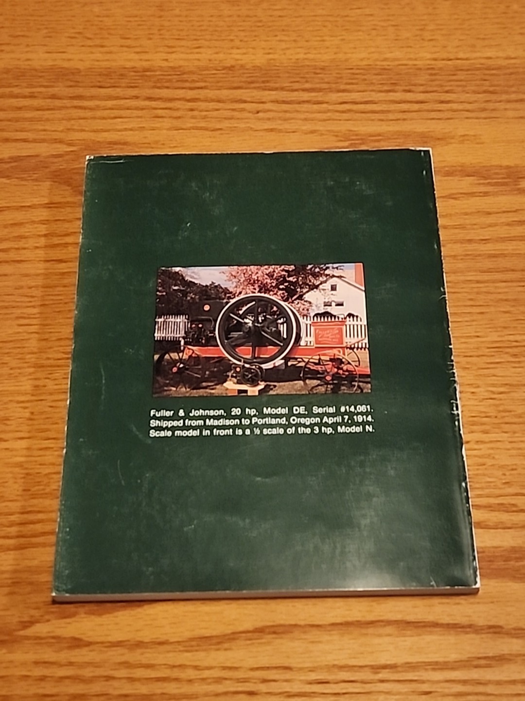 Fuller & Johnson Story Gasoline Engines Madison WI Soft Cover