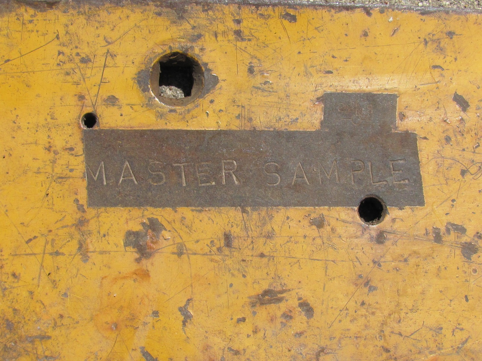 RARE FACTORY MASTER SAMPLE PLOW SHARE SET 515699R5 CRESCENT FORGE HAVANA ILL