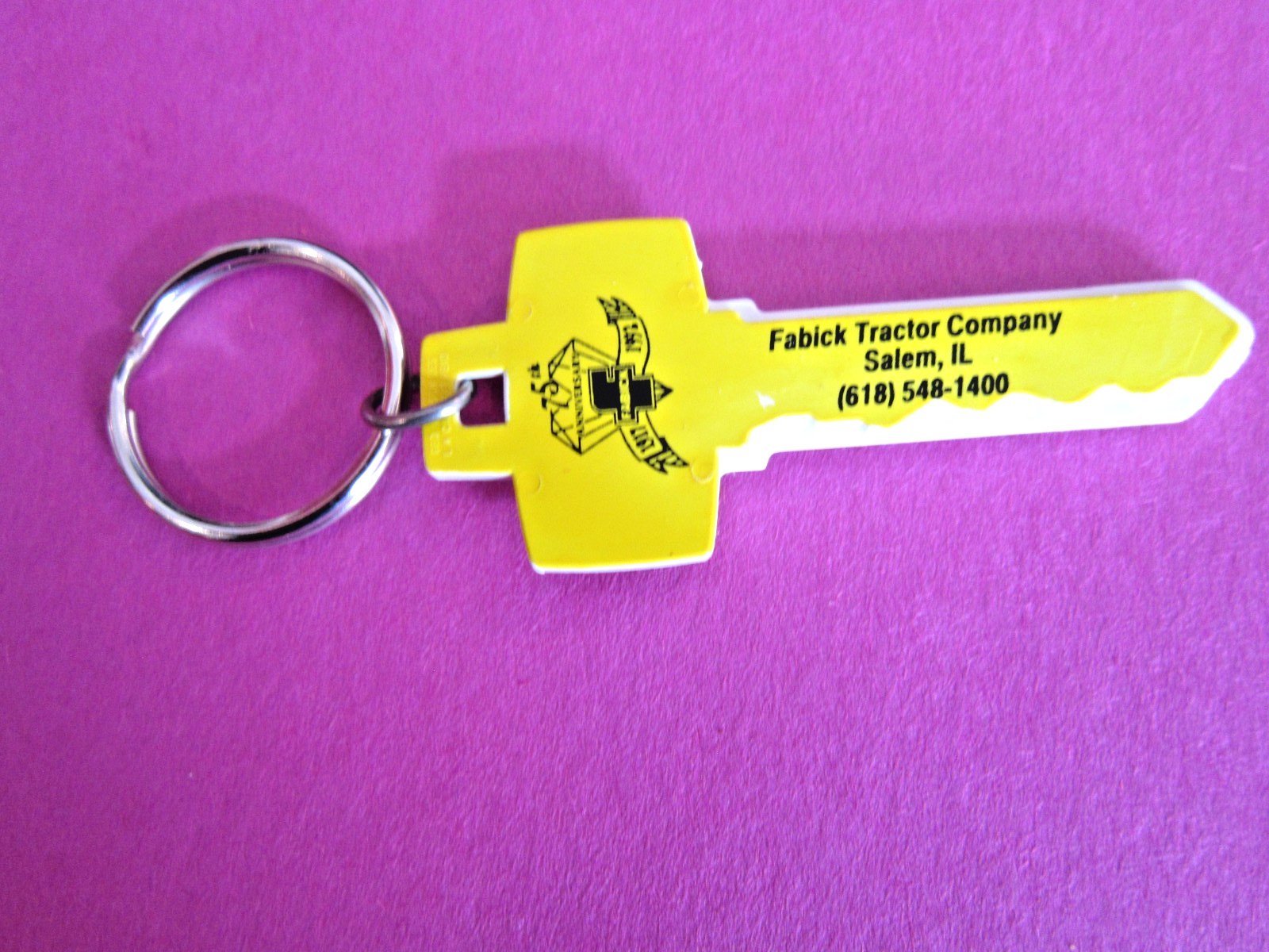 Vintage Fabick Tractor Company 1917-1992 Salem Illinois Box Cutter Keychain