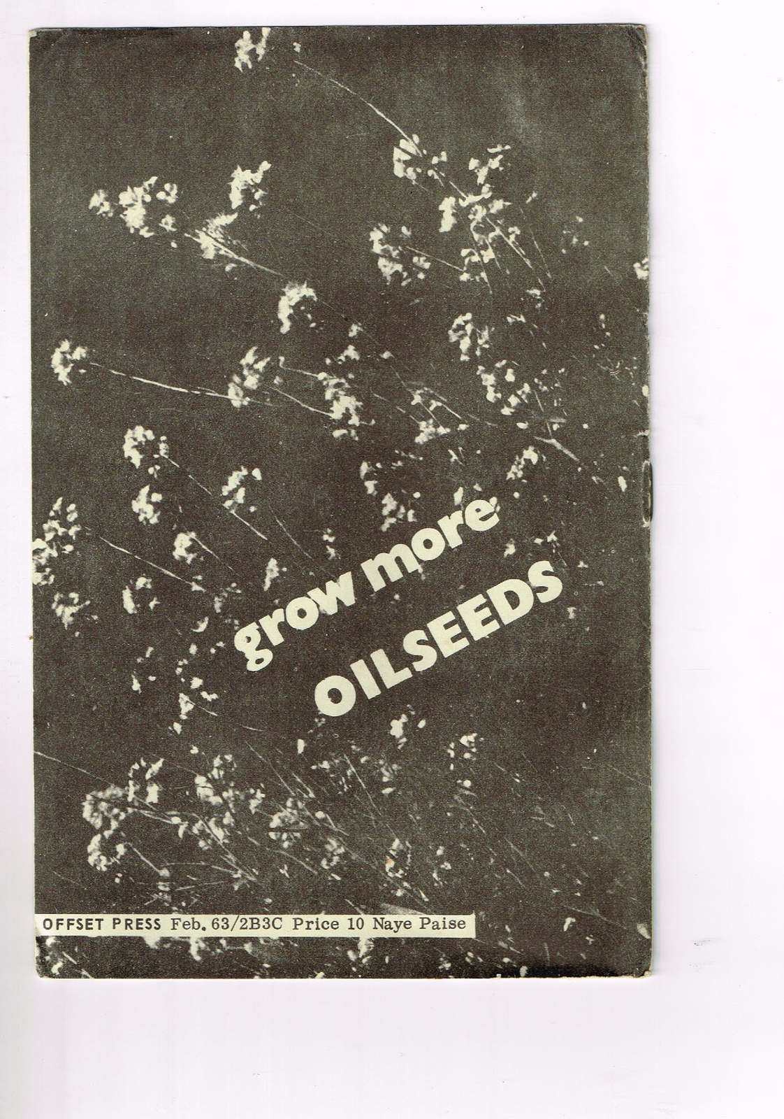 Vintage 1960s Farm Brochure India New Delhi Raise Your Linseed Yield