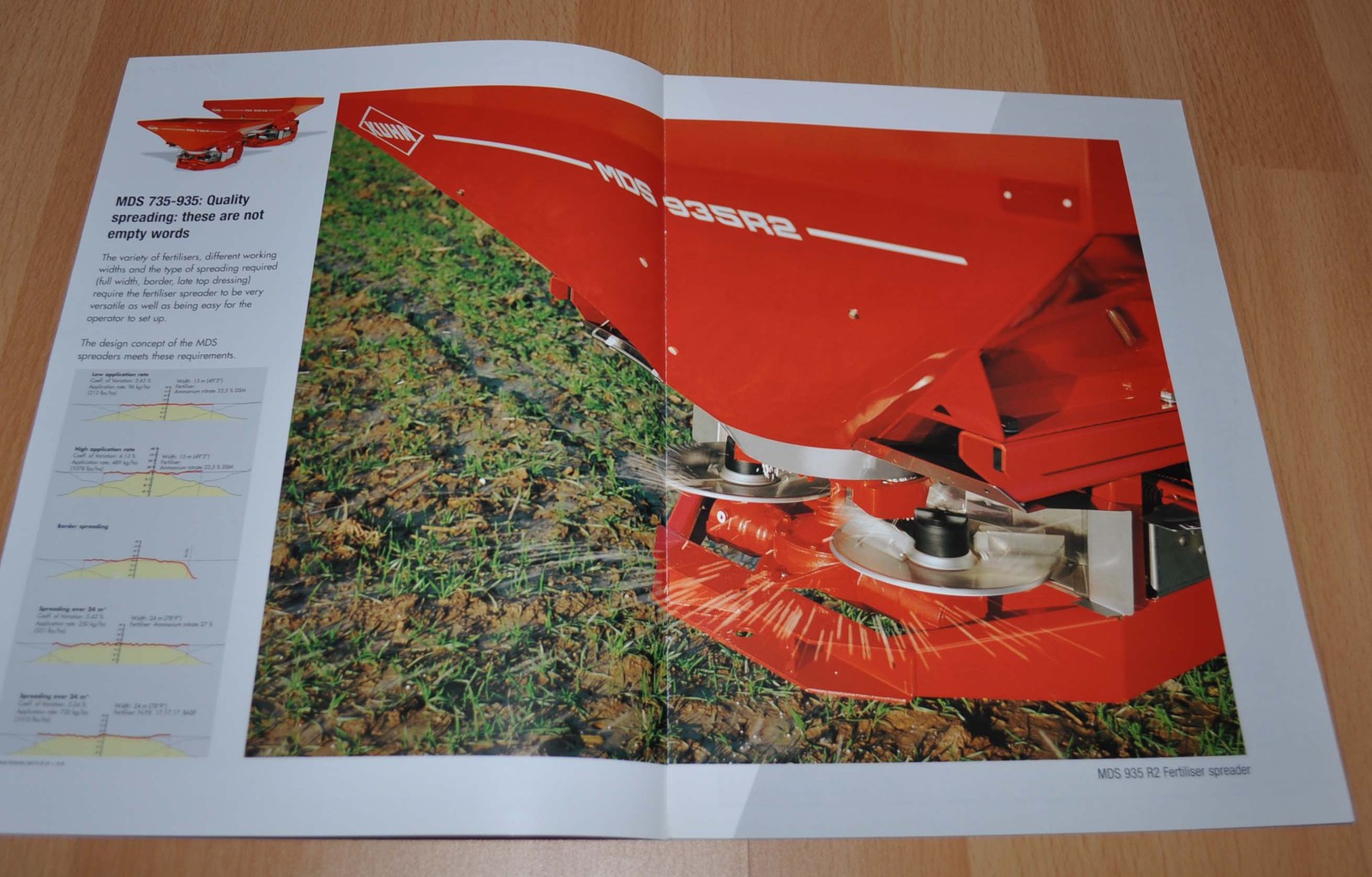 Kuhn Fertilizer spreaders MDS Agricultural Machinery Brochure Prospekt