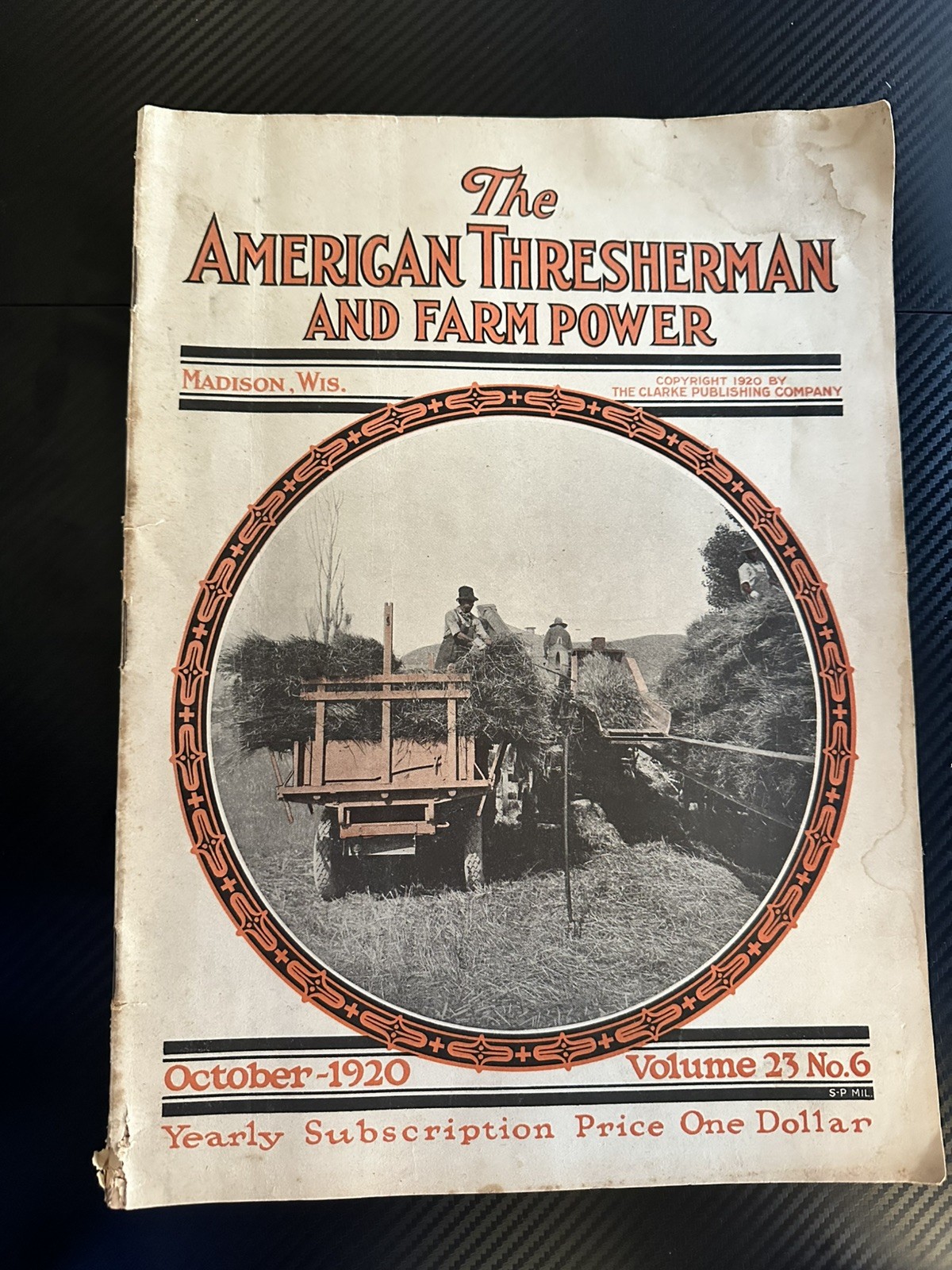 The American Thresherman & Farm Power MAGAZINE October 1920 MADISON, WIS. Vol 23