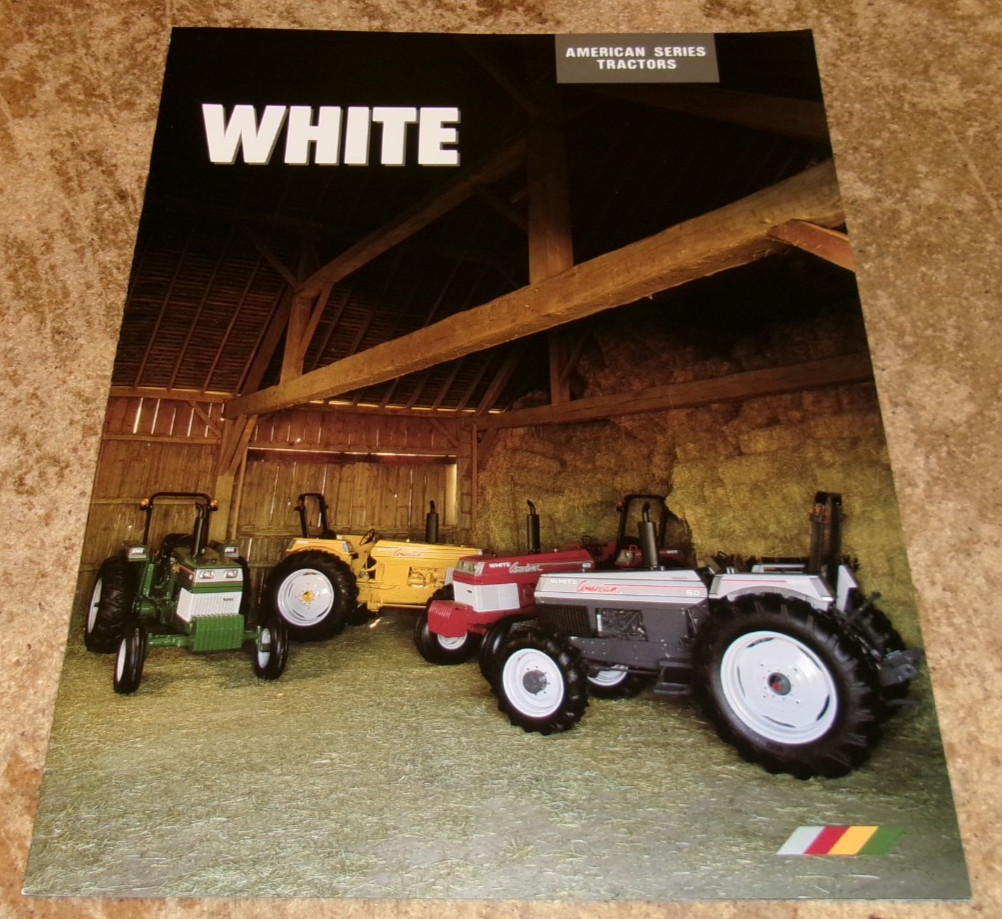 vintage white american series tractors brochure new