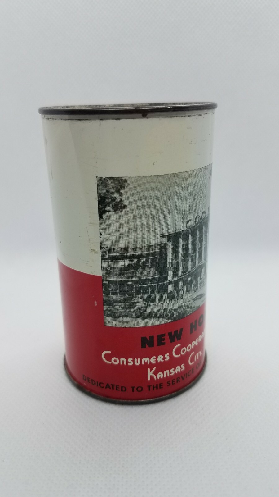 Kansas City Missouri MO Consumers Cooperative Association Metal Coin Bank