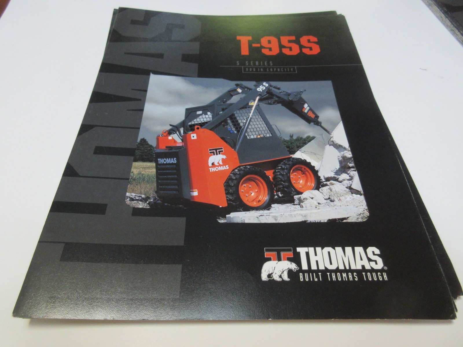 Thomas T-95S Skid Steer Loader Brochure 4 pages