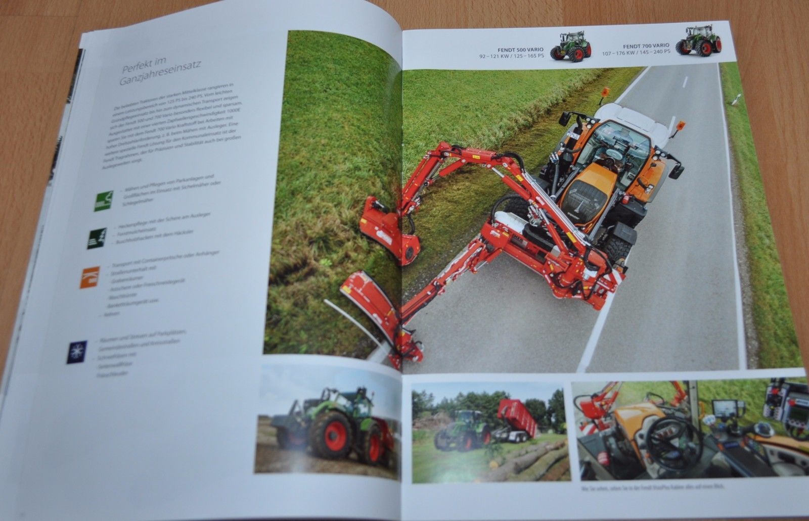 Fendt Applications tractors Brochure Prospekt