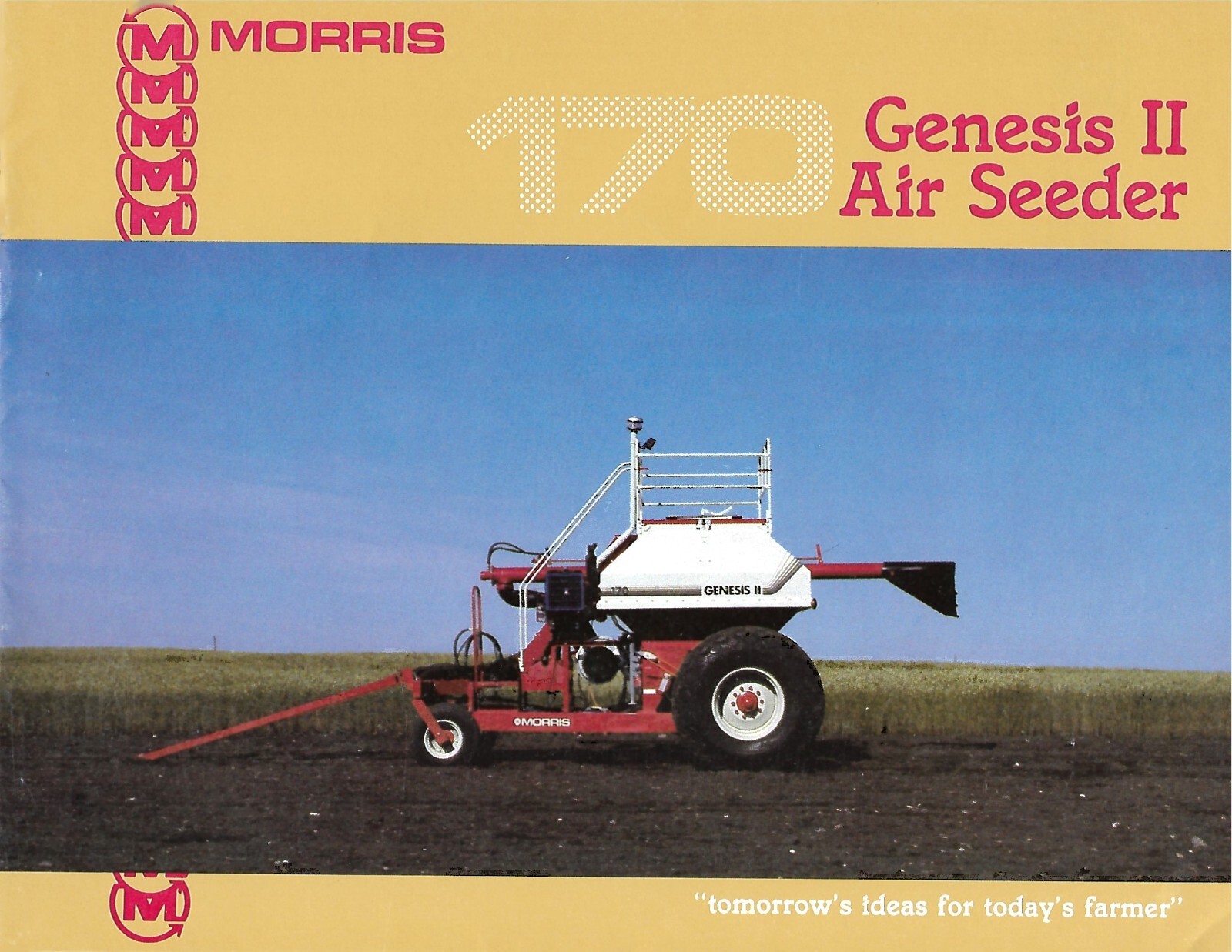 Farm Equipment Brochure – Morris – 170 – Genesis II Air Seeder – c1986 (F8110)